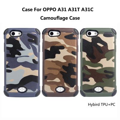 China Camouflage Case For OPPO A31 A31T A31C Camouflage Warm Phone Soft Cover Back Hard Case For Oppo A31 A31T A31C A33 A37 A59 for sale