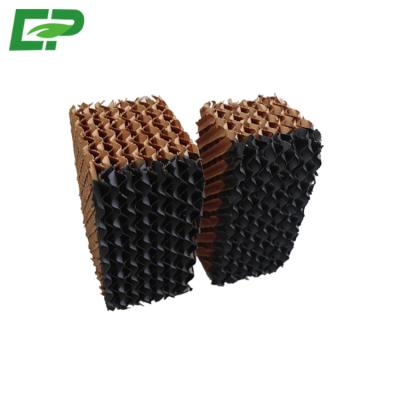 China Agricultural Home/Farm 5090 6090 7090 Corrugated Paper Cooling Pad, Industrial Exhaust Fan Cooling Pad for sale