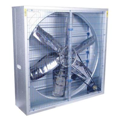 China Greenhouse/poultry farm drop hammer type 50 inch green house fan, stained glass exhaust fan for sale