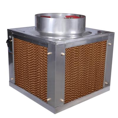 China Factory/farm/warehouse metal body air cooler with evaporative cooling pads, industrial air conditioning unit for sale