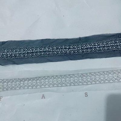 China Viable white pearl trim, heavy pearl lace trim, pearl trim for sale