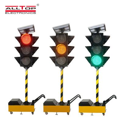 China Traffic Safety Led Warning Lights ALLTOP Ip65 Energy Saving Waterproof Led Solar Traffic Light 75 Watt Outdoor Solar Charging for sale