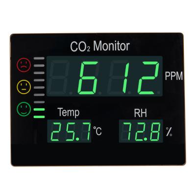 China Portable Household 10 70ppm+/-3% Indoor CO2 Carbon Dioxide Detector HTI Meter Gas Analyzer Co2-meter Useful Wall Mount CO 2 Monitor Controller for sale