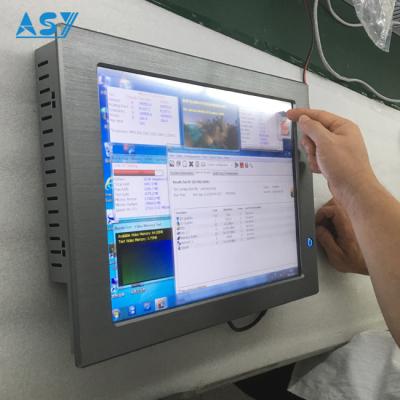 China 10.4 inch 1024*768 resolution mountable industrial touch screen all in one computer for sale