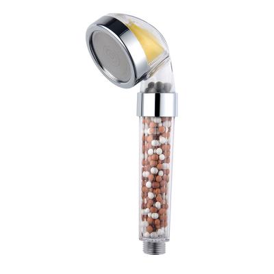 China Slide Bar Aroma Free Scent Crystal Rain Duet Stone Beads Vitamin C Filtered Chin Filter Shower Head for sale