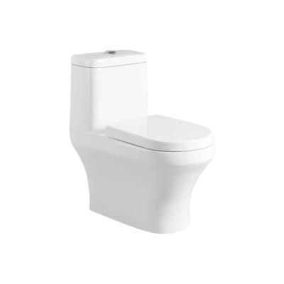 China Choice WC Watermark One-piece Ceramic Washdown Watermark Double-Flow High Quality WC One-Piece Toilet for sale