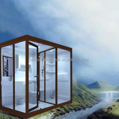 China Plastic Farmhouse Complete All In One Camping Shower Pod Prefab Modular Bathroom for sale