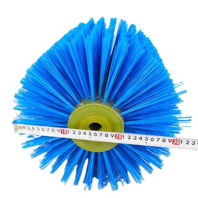 China Long Life Low Cost Vegetable Cleaning Food Grade Industrial Cylindrical Bristle Roller Washing Nylon Brush for sale