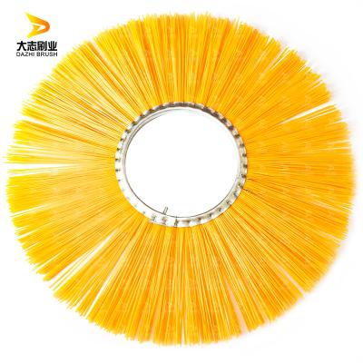 China Long Life Low Cost Street Angle Broom Rotary Sweeper Snow Wafer Broom Brush Attachment for sale