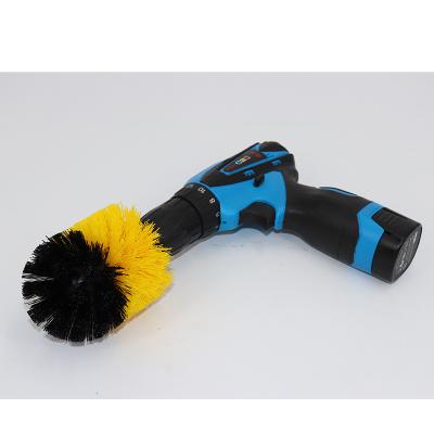 China Eco - Friendly Drill Cleaning Brush Power Scrubber Brushes For Bathroom for sale