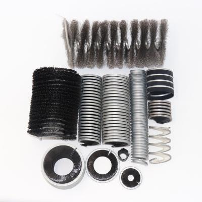 China Long Life Low Cost Industrial Polishing Nylon Spiral Coil Brush Manufacturer for sale