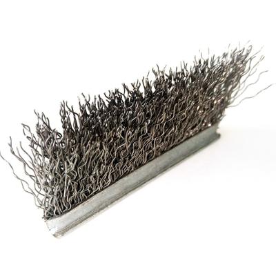 China Modern Steel Wire Brush Strips Broom For Polishing Cleaning for sale