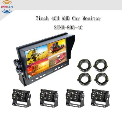 China 7 Inch Digital LCD Monitor and Rear View Camera System for Agricultural Vehicles for sale