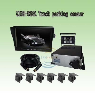 China Parking Radar System with 6 Sensors for Various Large Vehicles with 0.4-5.0m Detection Range, LCD Display Distance and B for sale