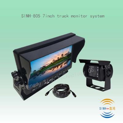 China latest reversing camera system with 7inch digital LCD monitor, rear view camera, ideal for truck, bus, van, lorry, etc. for sale