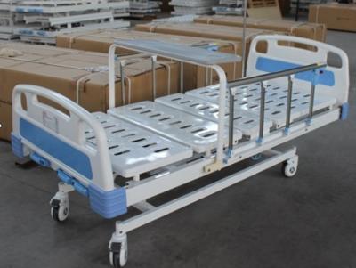 China Three function Medical manual Bed hopistal bed manual bed for sale