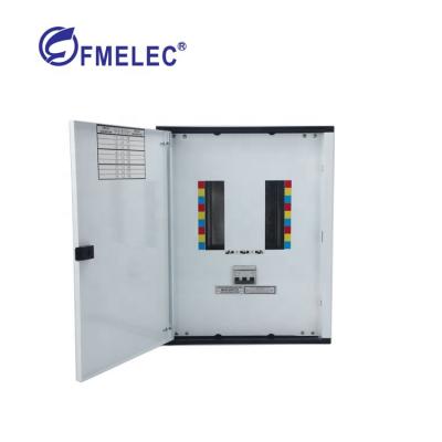 China IRON 3 phase din rail distribution box TPN 12 distribution cabinets 18 24 30 36 42 48 outdoor 54ways for sale