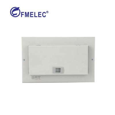 China IRON SPN Metal Gray Color 1 Phase Din Rail Distribution Box 4 6 8 10 12ways 100A MCCB Way Cabinet for sale