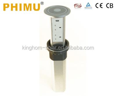 China Industrial UK Type Pop Up Power Outlet Kitchen Socket for sale