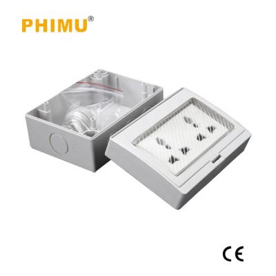 China ABS& Multifunctional socket 16A Max. PC 2Gang Current and 250V Max. Waterproof Plug IP55 China Factory Voltage for sale