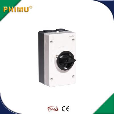 China PC IP66 1200VDC Isolator Switch Rotary Isolator Switch For Solar PV System for sale