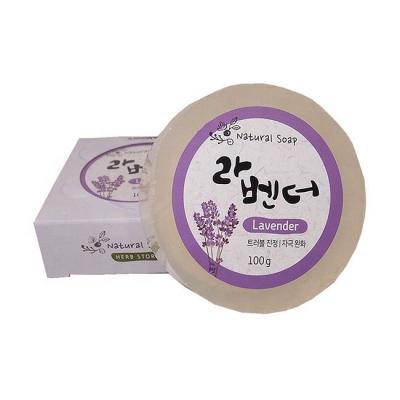 China HERBAL SOAP HERB cleaning base STORY-NATURAL - LAVENDER 100G - made in Korea for sale