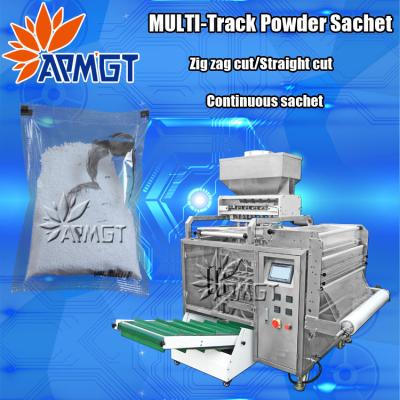 China Food multi lane powder filling and detergent sachet packing machine, max film width.1200mm Te koop