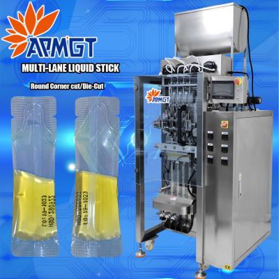 China Multi Food Lane Honey Ketchup Paste Chocolate Paste Sacue Paste Filling And Packing Machine Te koop