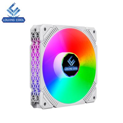 China Computer Case Magnet Cool Ready To Ship Hot Sale PC Computer Case Fan 120mm Fan RGB Cooler Fans for sale