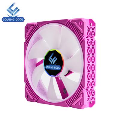 China Computer Case Magnet Cool 120mm sata fan controller casing fan RGB CPU cooler with controller remote for sale