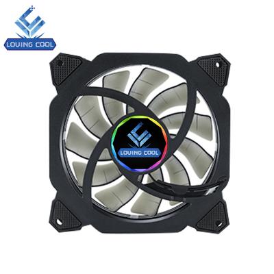 China High Speed ​​Fan 120mm PC 12V ARGB Fan 2000RPM Computer Case PC Fan for AIO 120 240 360 Water Cooler for sale