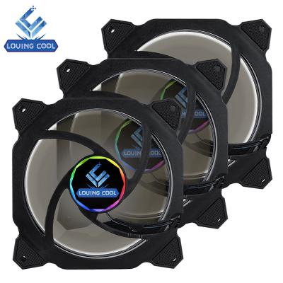 China Custom Ventiladores Para Fan PC Game LED Computer Case Fan High RPM Computer Fan RGB 120mm for sale