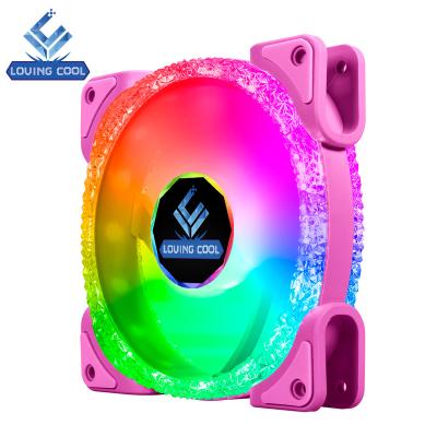 China Computer Case Magnet Cool Cooler 120mm Comput Argb Fan CPU Cooler RGB Fan for sale