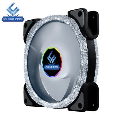 China Computer Case Loving Cool Solid color rgb cooling fan ventilateur pc fan for sale