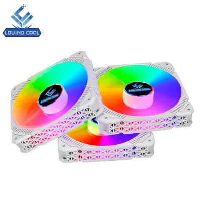 China Computer Case Magnet Highest Cost Performance Computer Fan Cooler Cool High Quality PC RGB Fan for sale