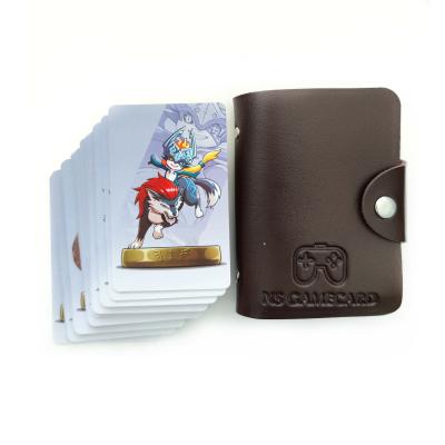 China Play New Hot Sale Game Amibo Zelida Nfc Cards 24pcs With Real Leather Bag Video Game Zelida Spiatoon Amibo Cards For Switch for sale