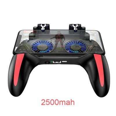 China [2500 mah] H10 Joy Stick Gamepad With Double Controller Fan Game Controller For Pubg Smartphone Mobile Games for sale