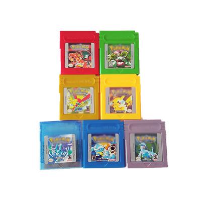 China ABS High Quality 7 Colors Pokmon Video Game Card For Gbc for sale