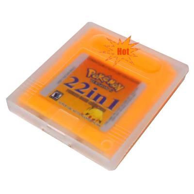 China ABS Hot 22 in 1 Gbc Video Games Gbc Multi Cartridge Trading Cards Set For Gbc for sale