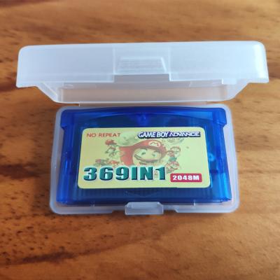 China Replacement 369 in 1made in China Multi Games Cart Cartridge Games Card Free Protective Case For Gameboy Advance for sale