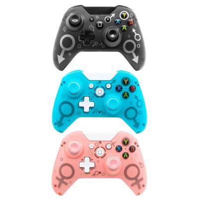 China New Game 2.4ghz VIB MOTOR Wireless Vibration Controller For One Console Light Gaming Game For One Dual Motor Console for sale