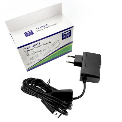 China ABS Factory Power Supply For 360 Kinect Sensor Power Supply Adapter Converter AC Usb Cable Charger Eu Plug for sale