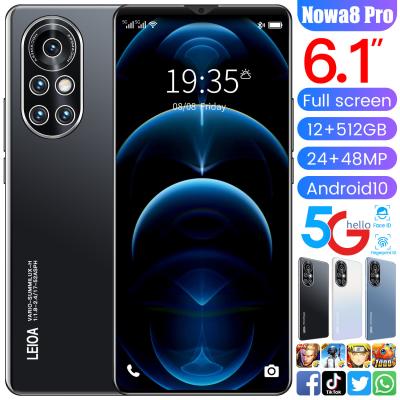 China Mobail nova 8 fast fast charging mobile phone pro dual sim 5g smart full screen game phone mobile phone for sale