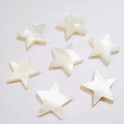 China Polished Star Shape Mother Of Pearl For Jewelry Making Loose Gemstone for sale