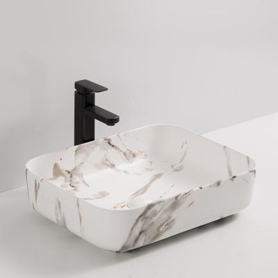 China yingjie design contemporary/modern minimalist contemporary/modern euro container 40 HQ basin bathroom CUPC marble ceracmic marble bath for sale