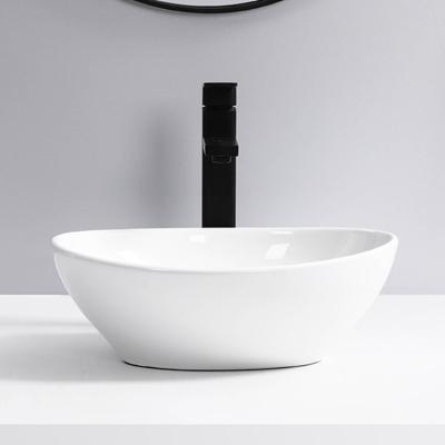 China YINGJIE Hot Sale Modern Oval Sundowner Vasque Bathroom Sink Showroom Sanitaire Vessel Small Basin Lavamanos for sale