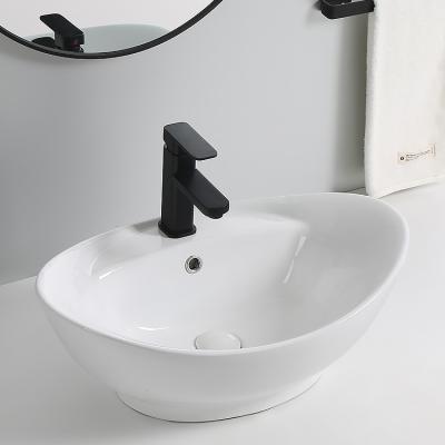 China EUROPEAN Soft High Quality Soft Ceramic Home Hot Sale Porcelain Basin Countertop Bathroom Sink Basin White Basin Living Room Basin CE CUPC Art for sale