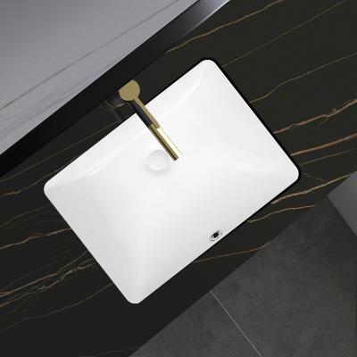 China Large Modern Discount Bathroom Vanity Sink Rectangle Bathroom Sink CUPC CE Undermount Sink for sale