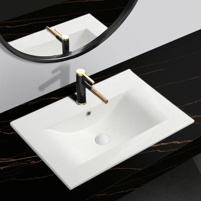 China Industrial / Minimalist / Coastal / Farmhous 807 - 70cm Factory Direct Sales Ceramic Rectangle Sinks Cabinet Basin for sale