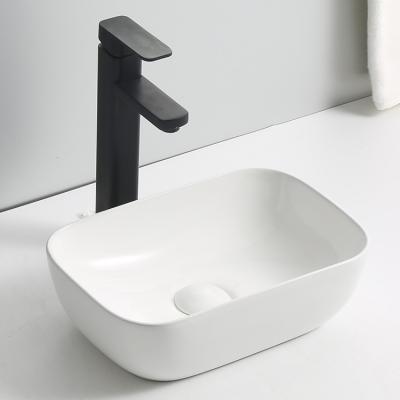 China 9387 Modern Minimalist Modern Ceramic Hotel Style Art Basin Bathroom European Sink Basin for sale